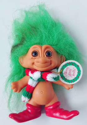 Russ Merry Little Trolls Doll #2979 Christmas w/ Original Tag-3