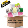Cotton Yarn Mystery Box Sampler-Free Shipping-2 sizes