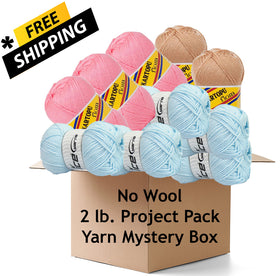 500g+ Mystery Box of Yarn - Choice Of Thickness / Premium / Luxury - Try  Something New!