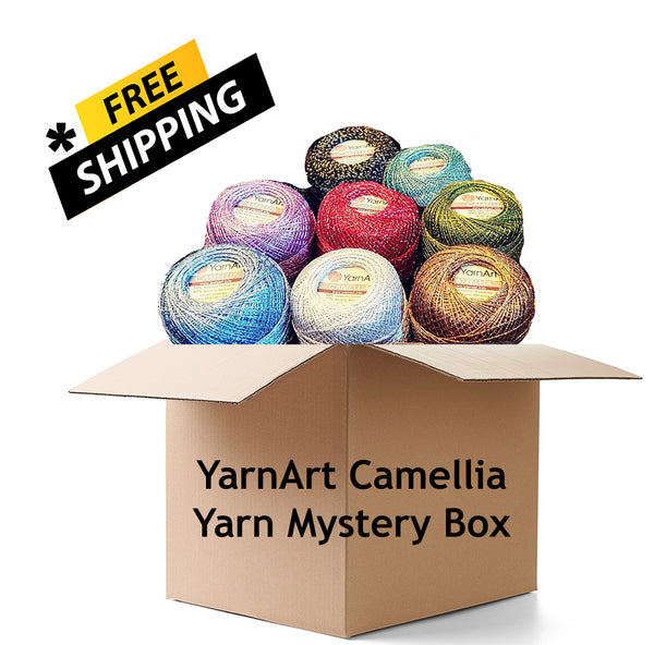 Yarn Mystery Box-YarnArt Camellia Sample Pack-Free Shipping